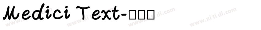 Medici Text字体转换